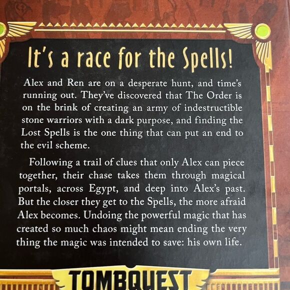 HARDCOVER Tombquest Book 4 The Stone Warriors - Picture 7 of 7